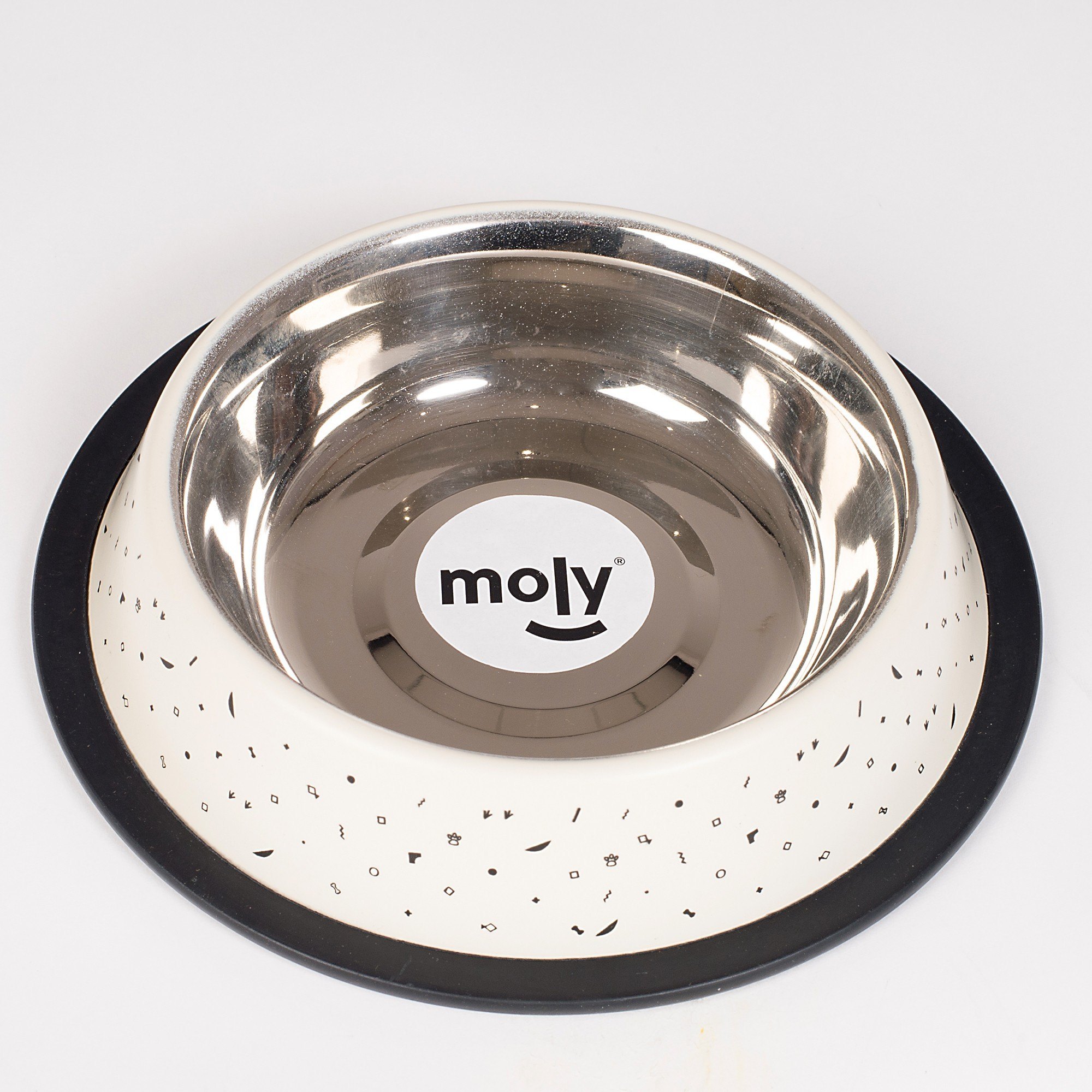 Moly Edelstahlschüssel 16 cm - Rutschfest — Foto 2