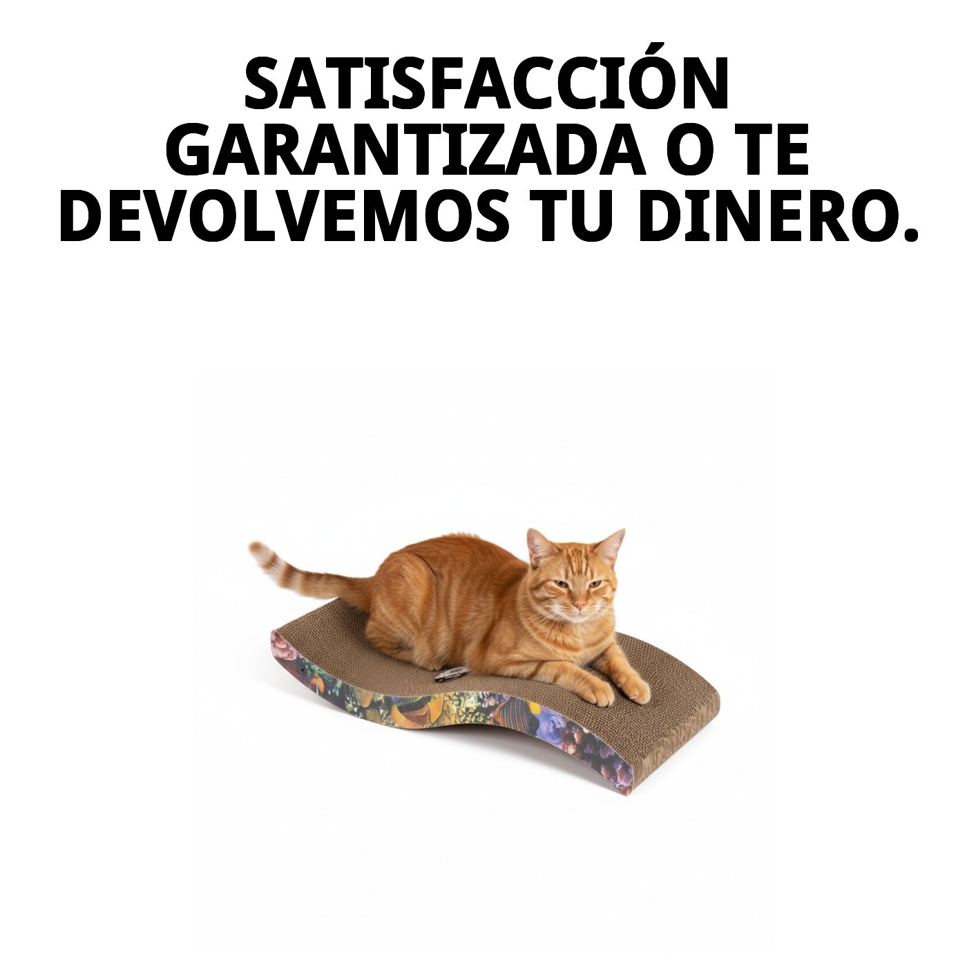 Wellenkratzbrett für Katzen 53x20,5x10 cm - Moly — Foto 6
