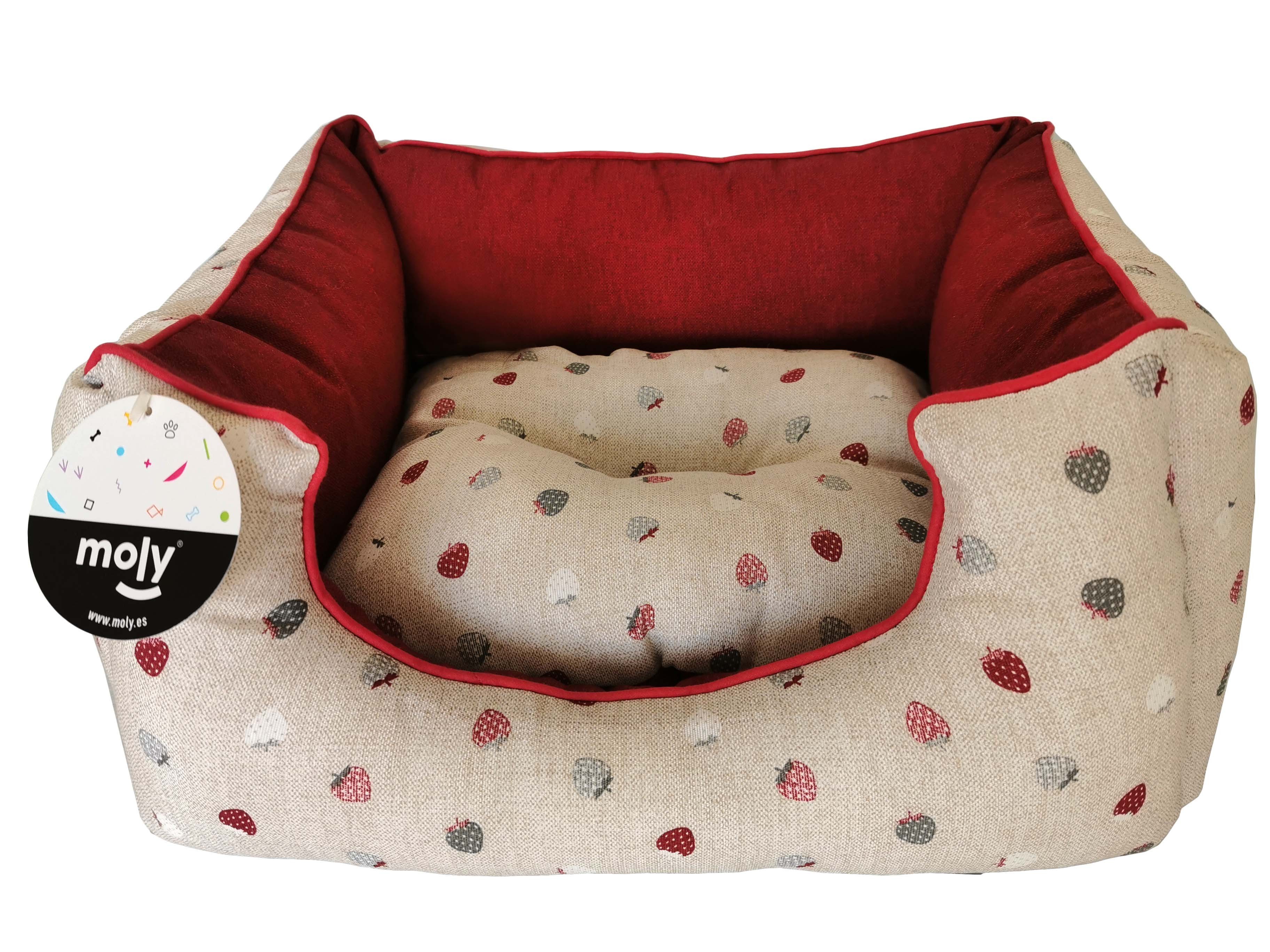 Kissen Rechteckig Erdbeeren/Granat T-3 75x63 cm — Foto 2