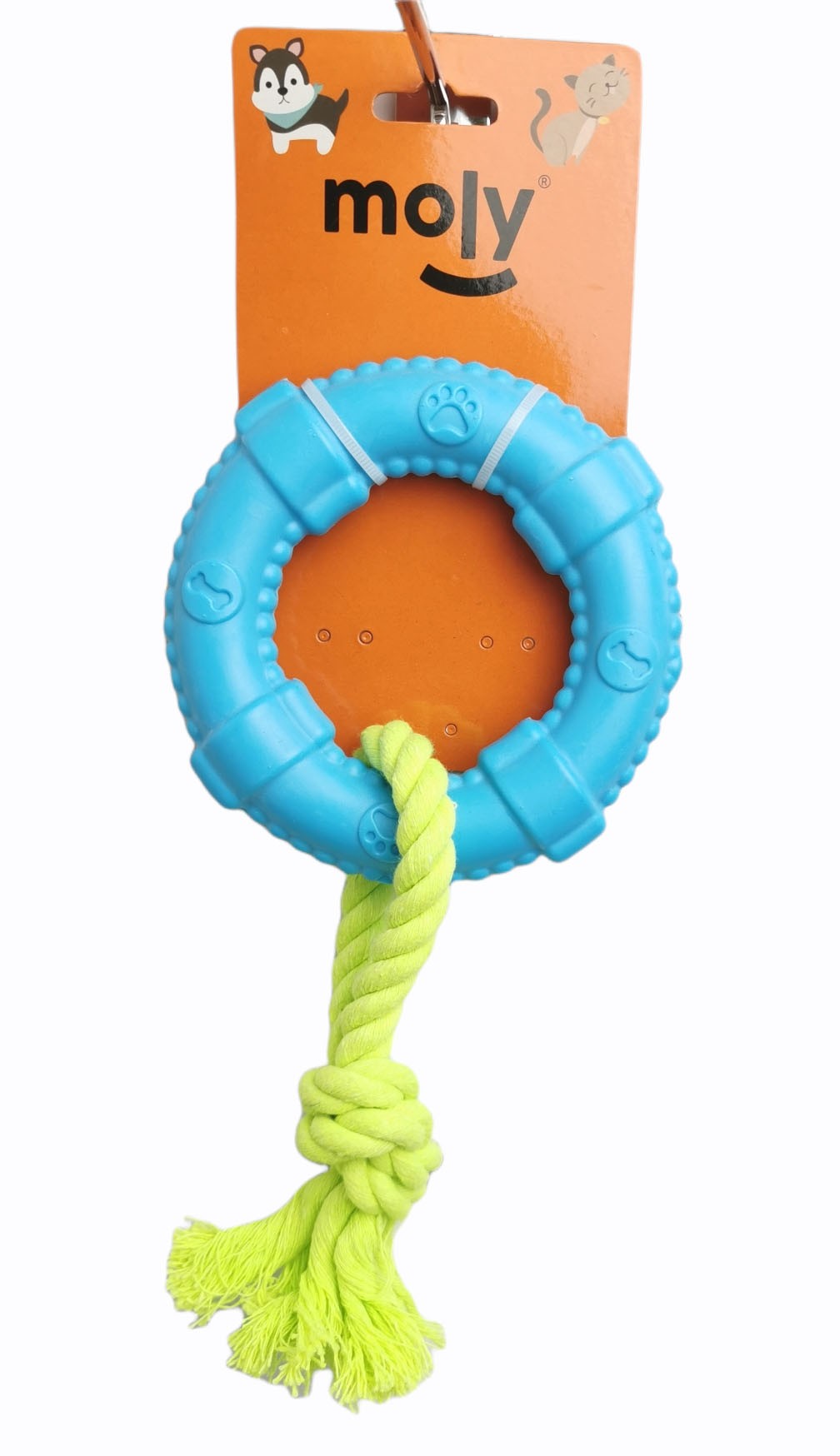 Interaktives Zahnpflege-Spielzeug TPR Eco 9 cm für Hunde