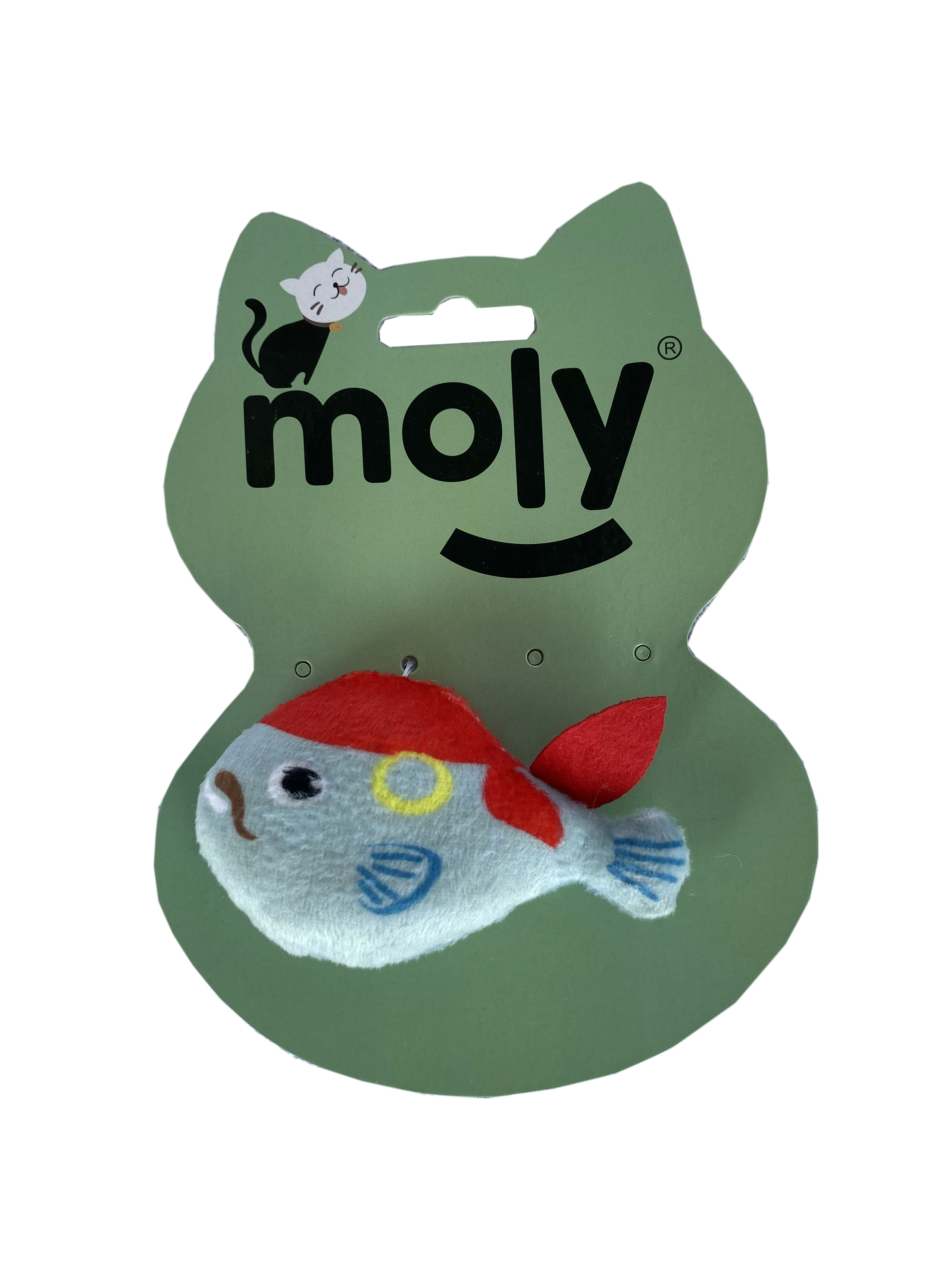 Katze Spielzeug Kollektion Frühling Sommer Fischform — Foto 2