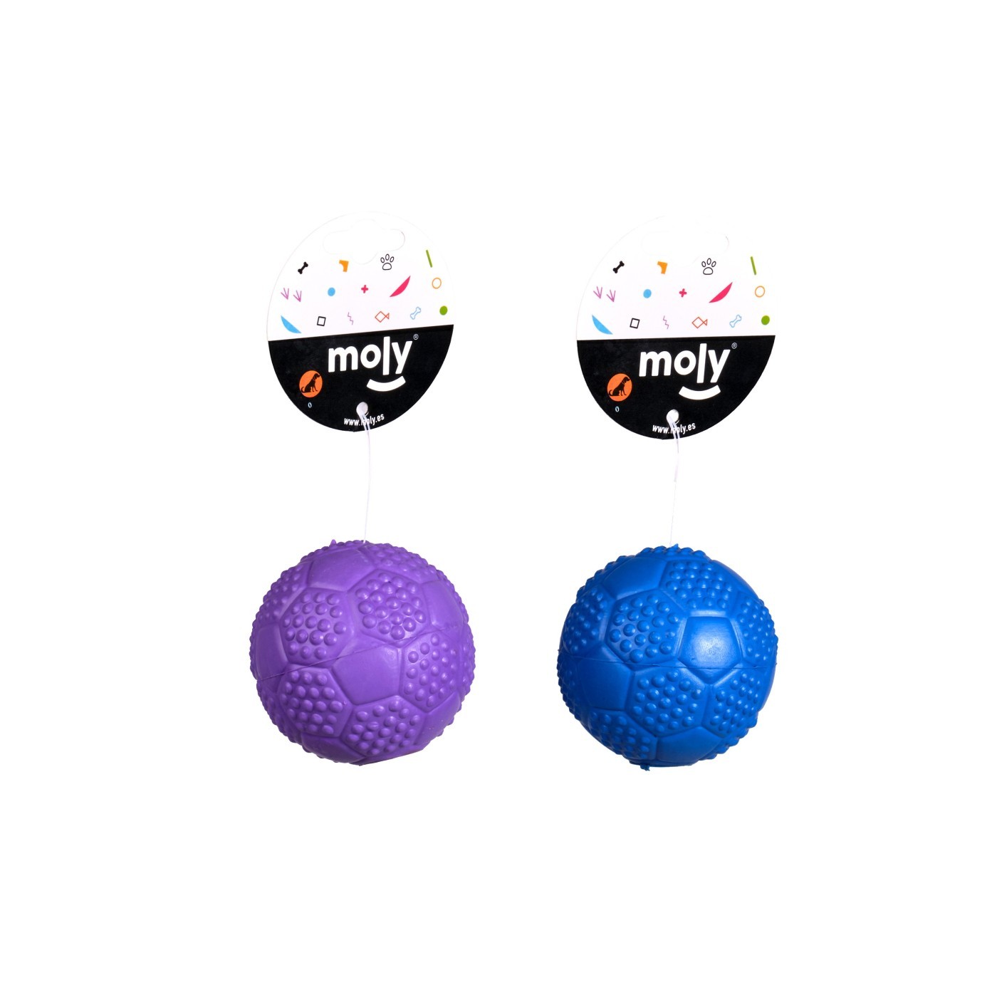 Gummiball mit Geräusch - 5 cm