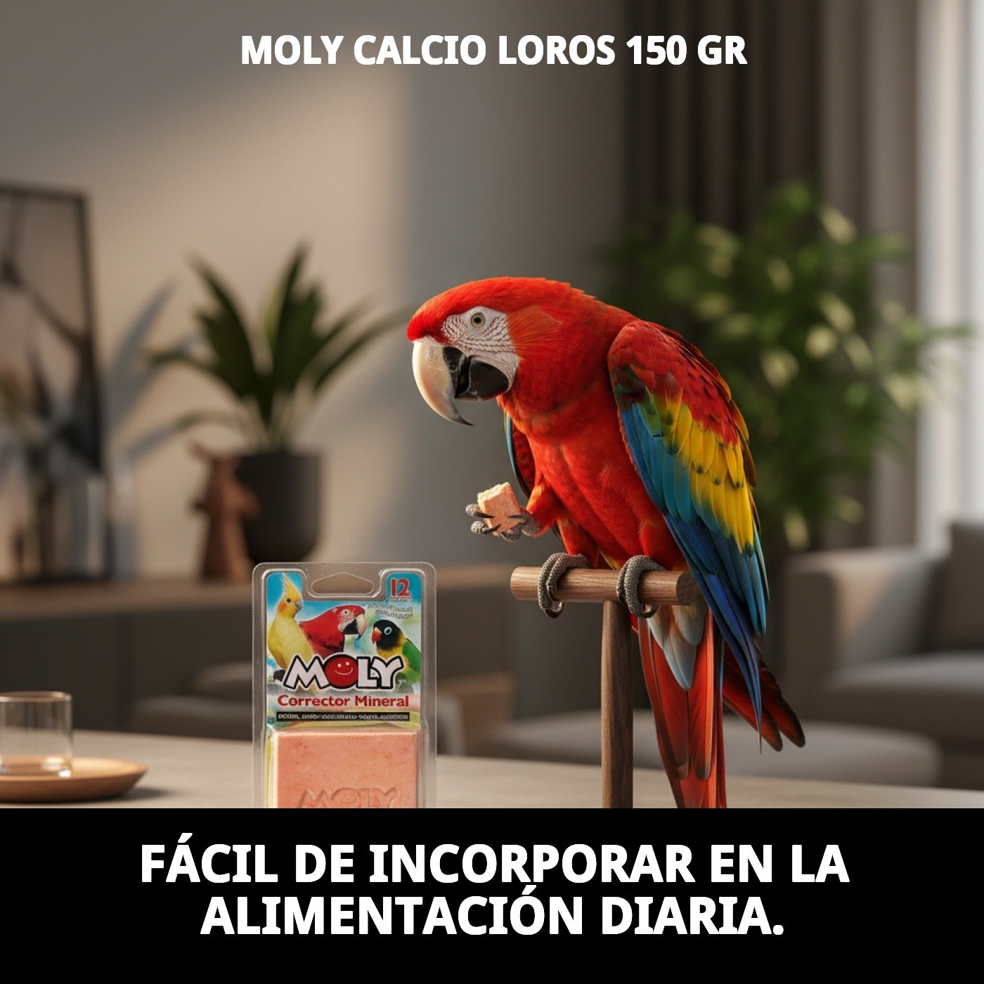 Moly-Calcium für Papageien - 150g — Foto 7