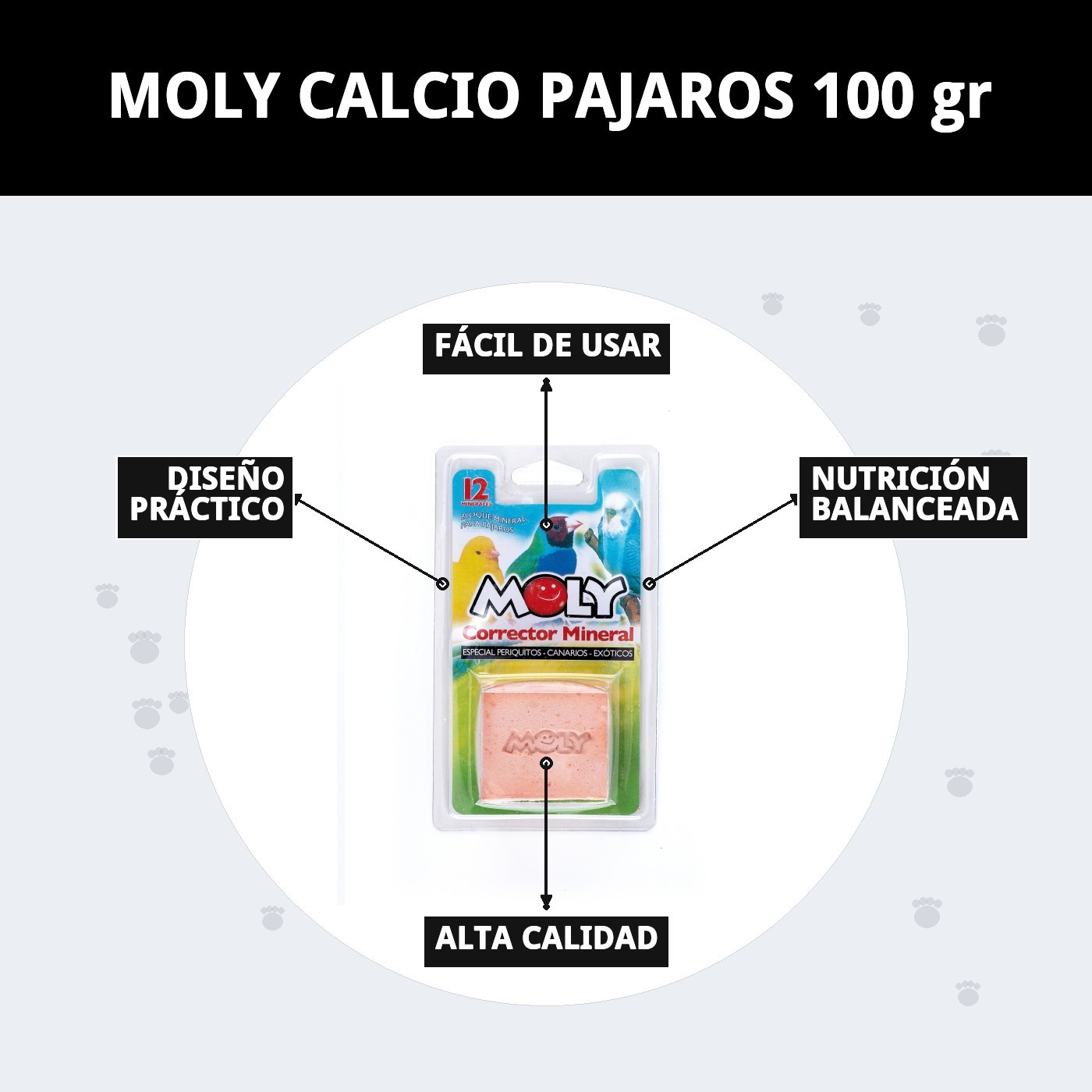 MOLY CALCIUM FÜR VÖGEL 100 g — Foto 9