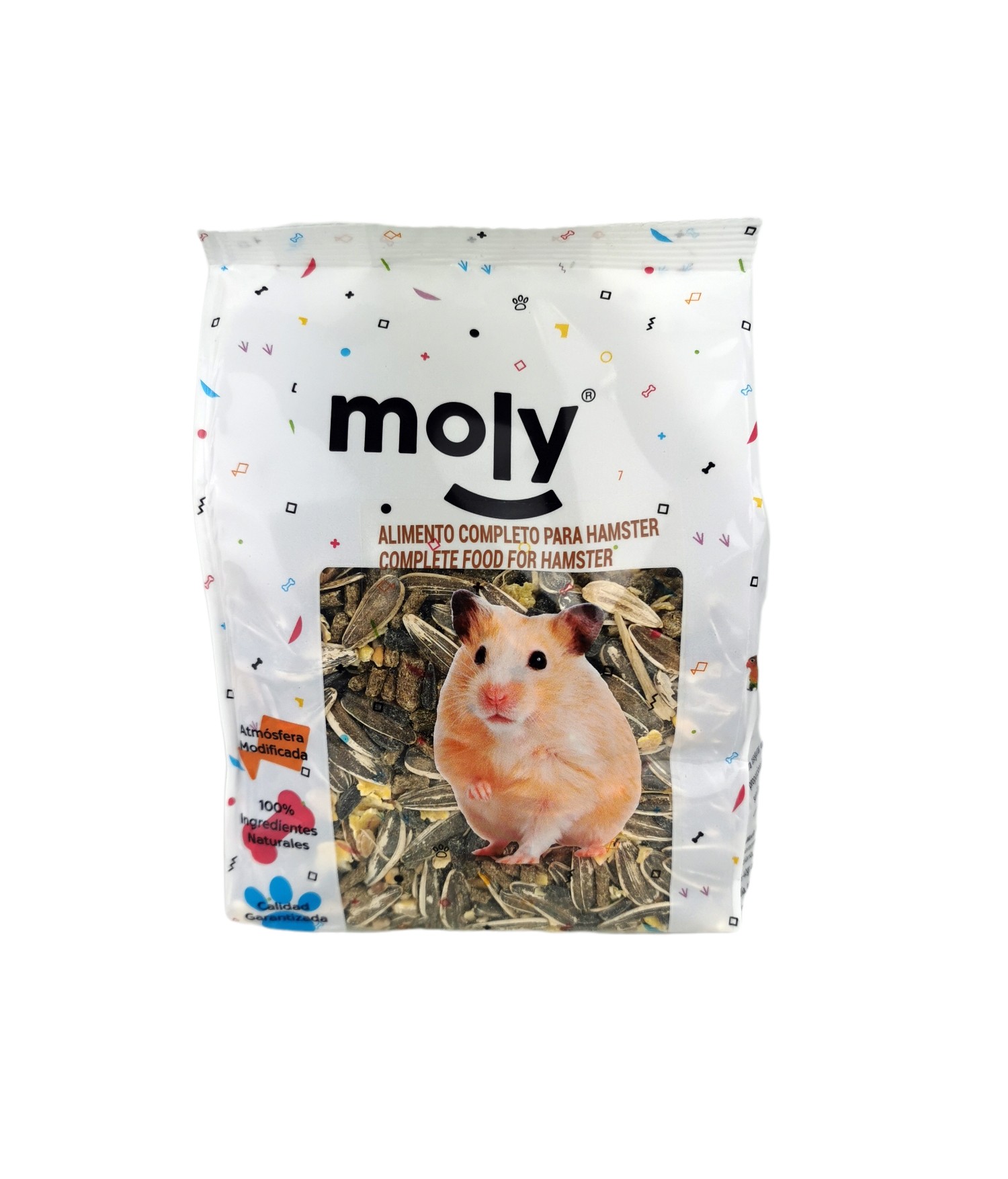 Nahrhafte Mischung für Hamster und Zwerghamster Moly 800 g