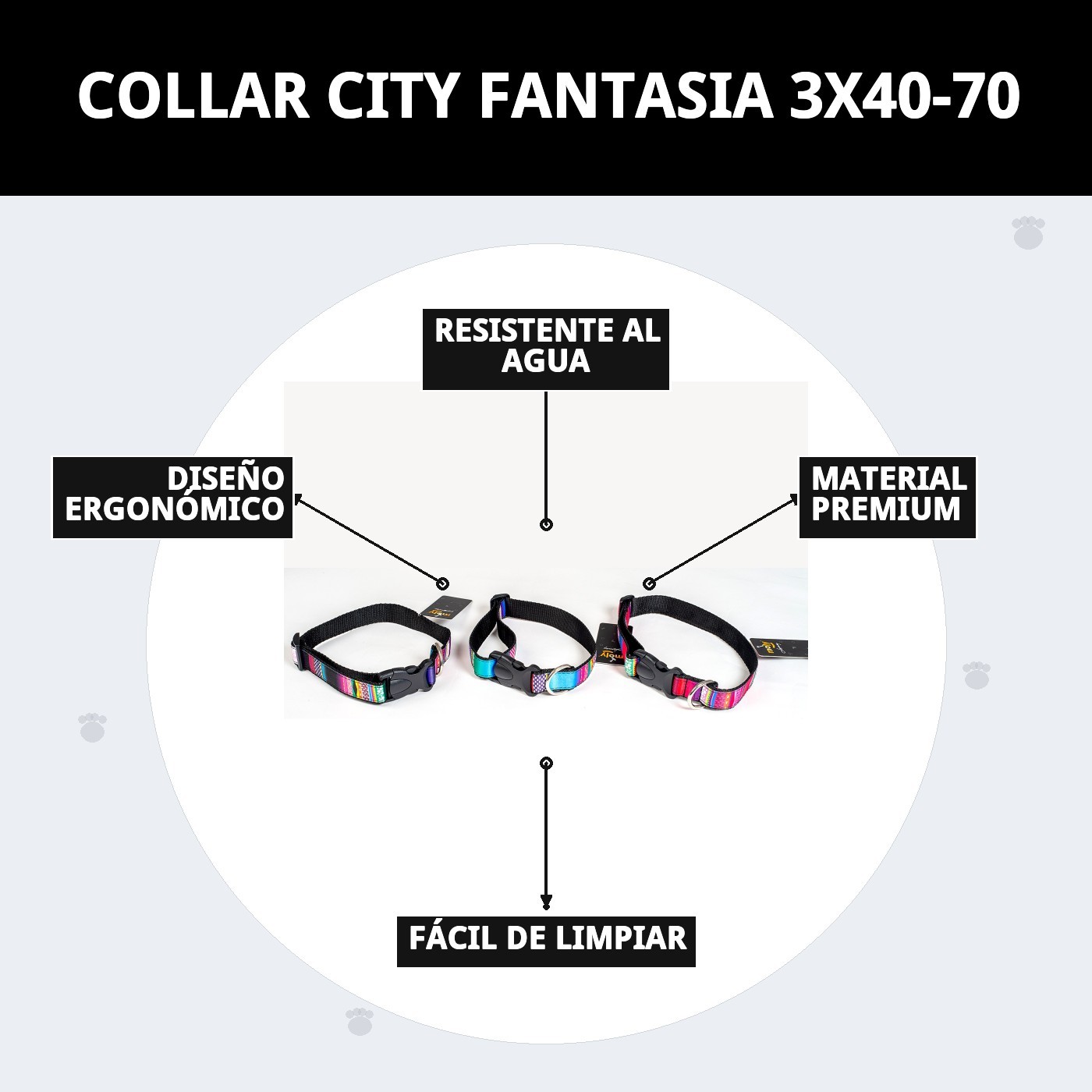 Halsband City Fantasie 3x40-70 — Foto 8