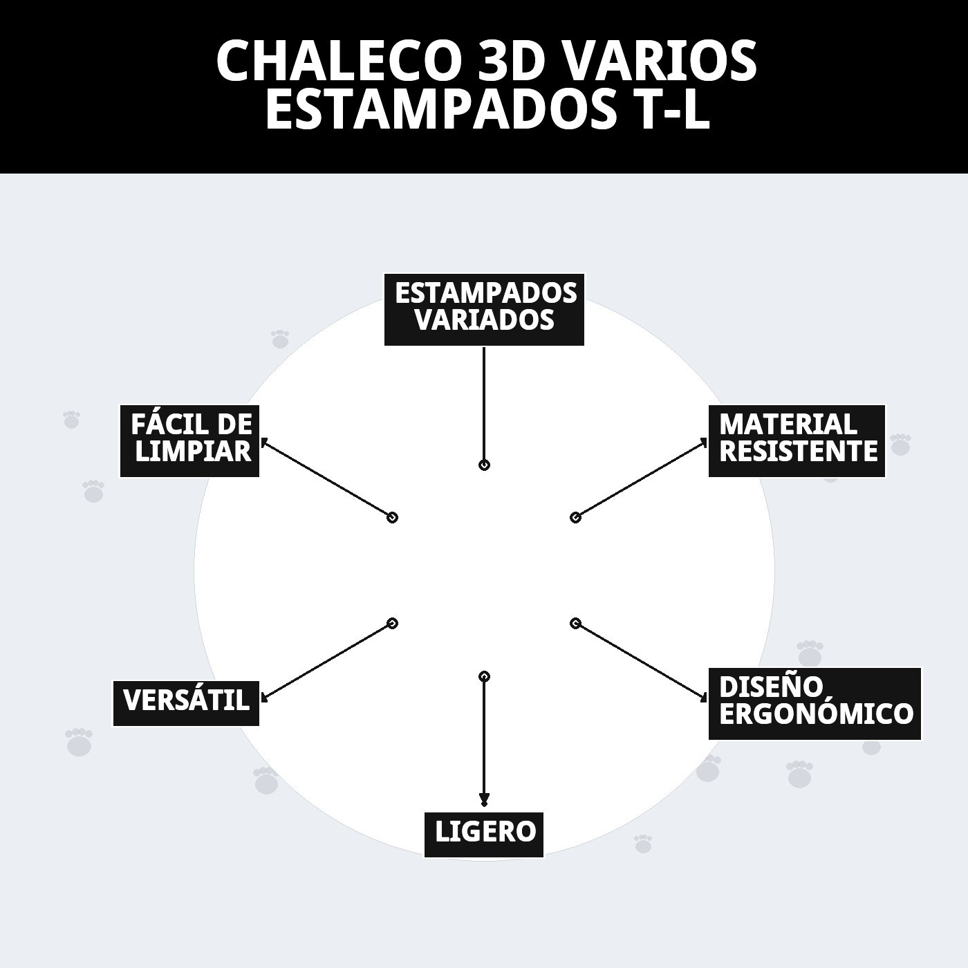 3D-Weste mit mehreren Motiven T-L — Foto 7
