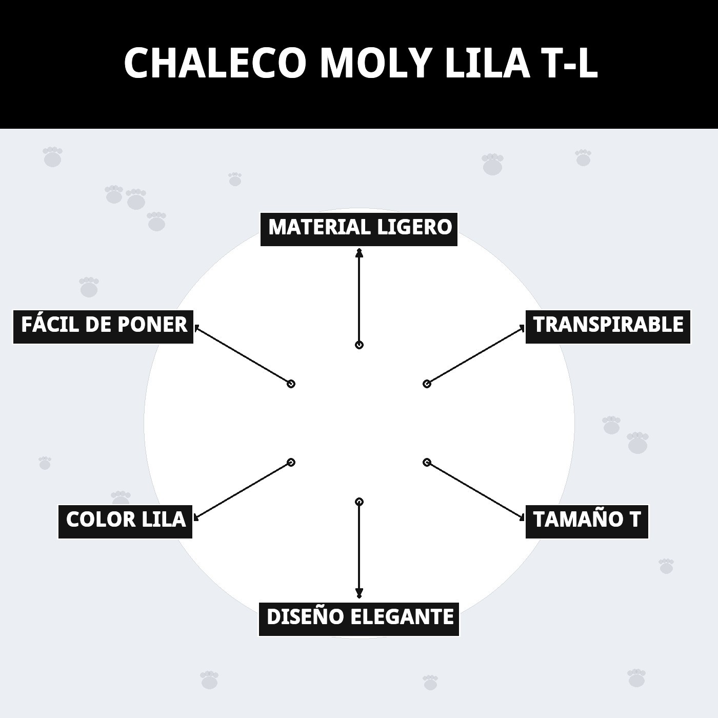 Moly Lila Weste T-L — Foto 7