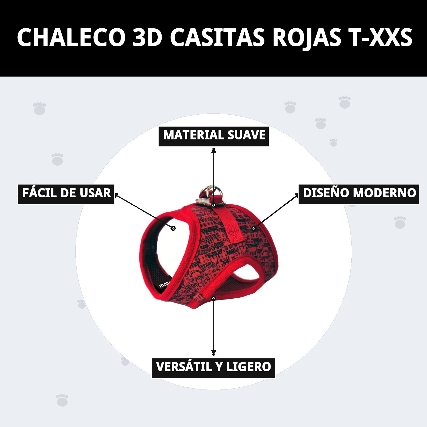 3D-Weste mit roten Häusern T-XXS — Foto 8
