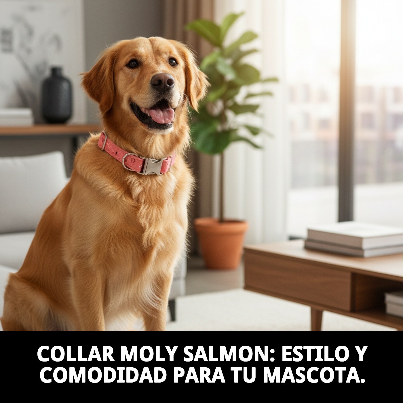 Halsband Moly Lachs T-2 25-35*1,5 — Foto 3