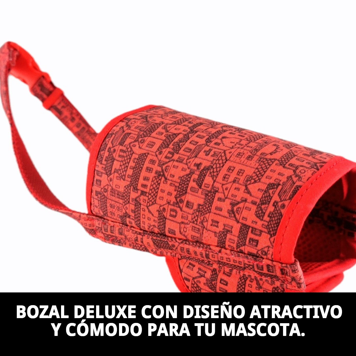 Maulkorb Deluxe Rote Häuser T-L — Foto 4