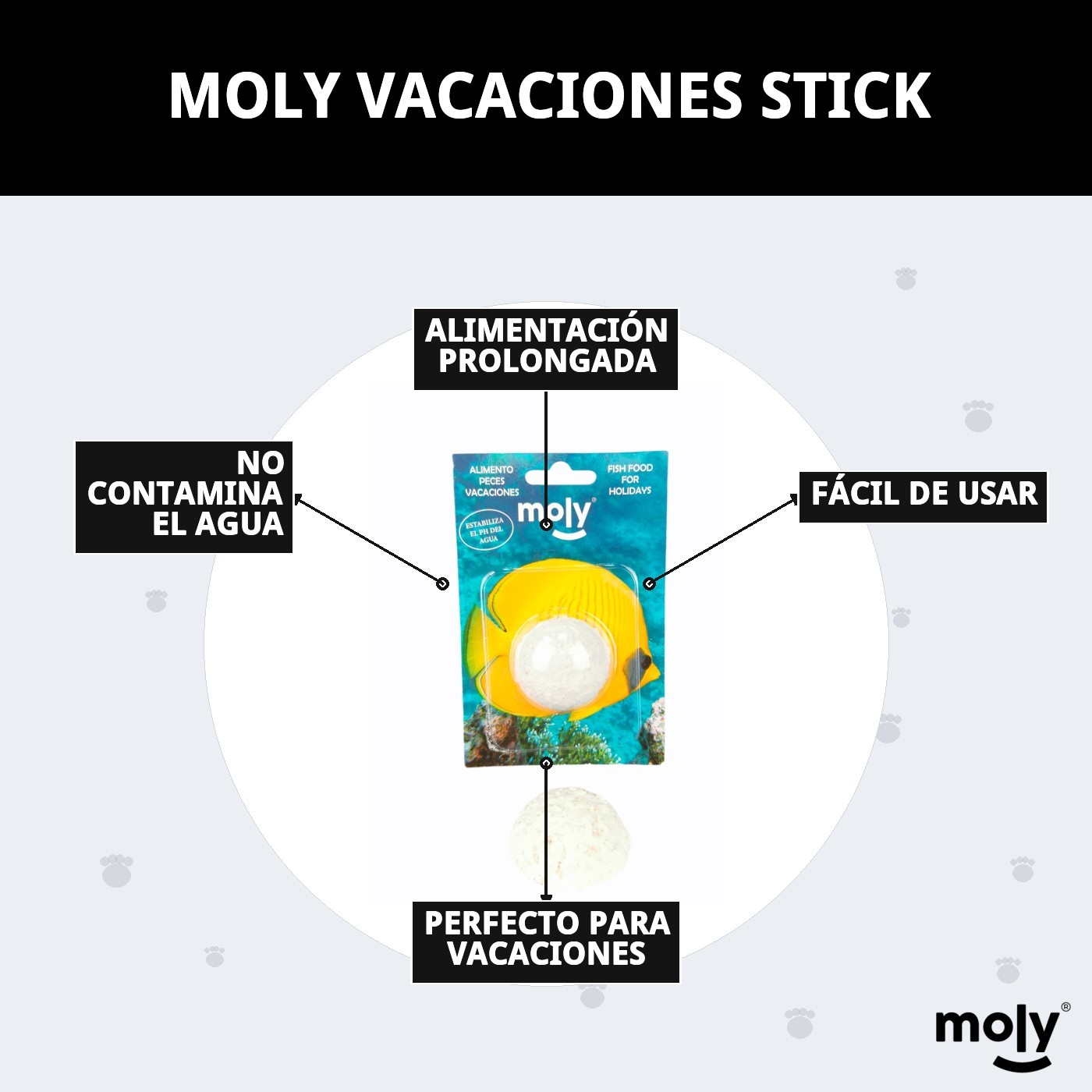 Moly Urlaubsblock für Fische (15 Tage) — Foto 8