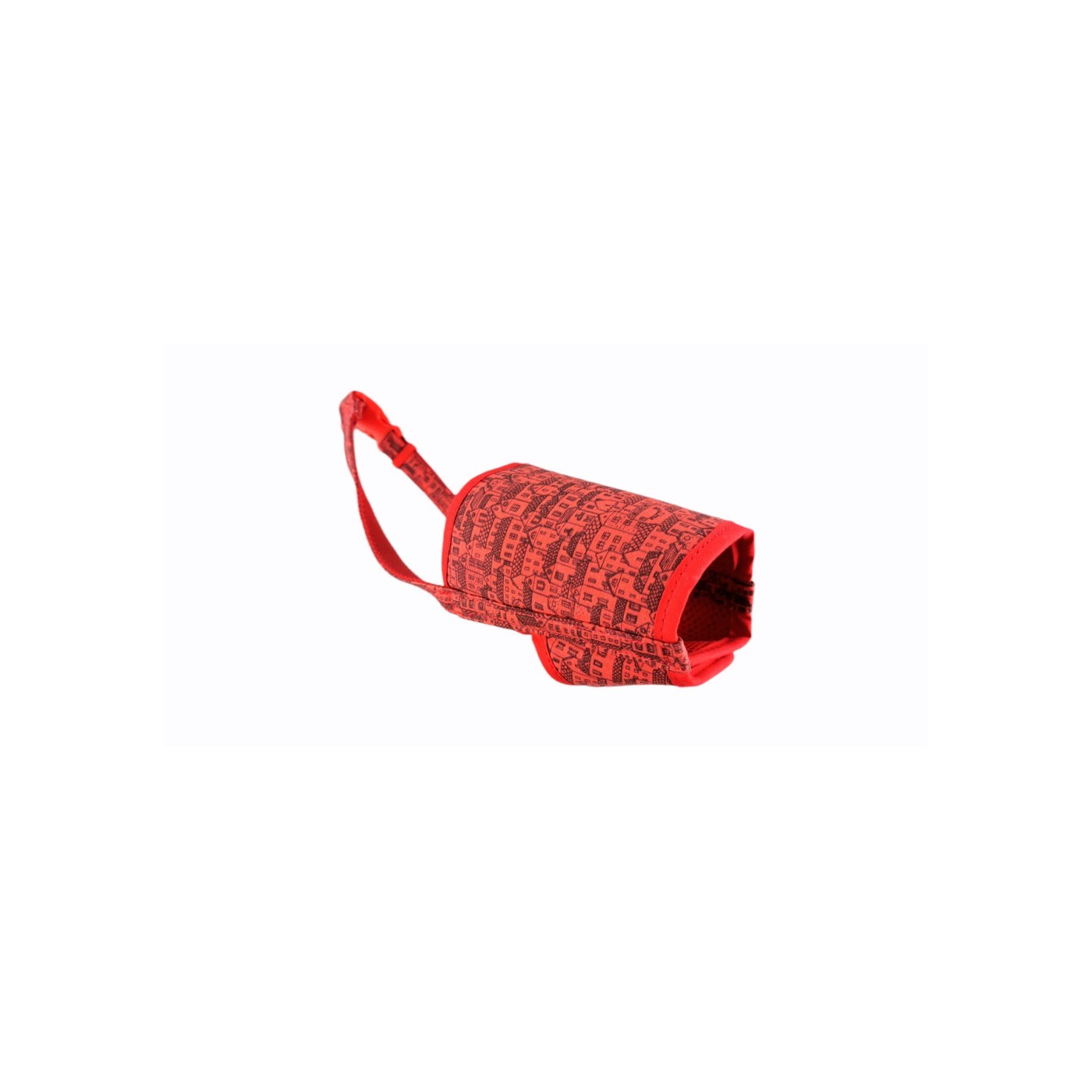 Maulkorb Deluxe Rote Häuser T-S