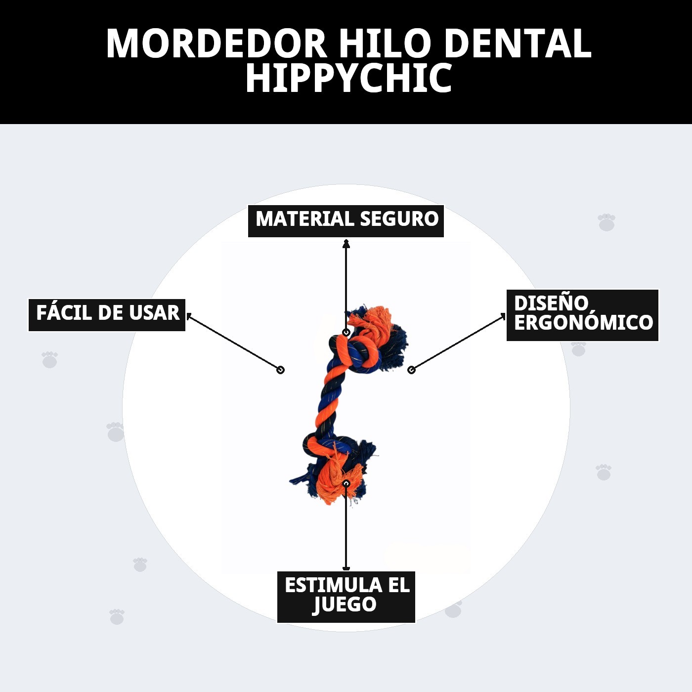 Mordeur en Fil Dentaire Hippy Chic — Foto 8