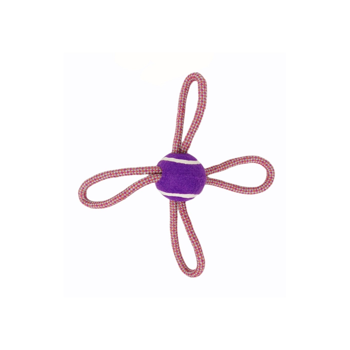 Seil-Mordeur mit Tennisball 28 cm Herbst