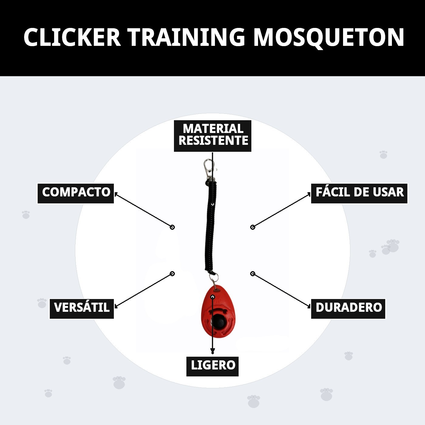 Trainings-Clicker mit Karabiner Moly — Foto 8