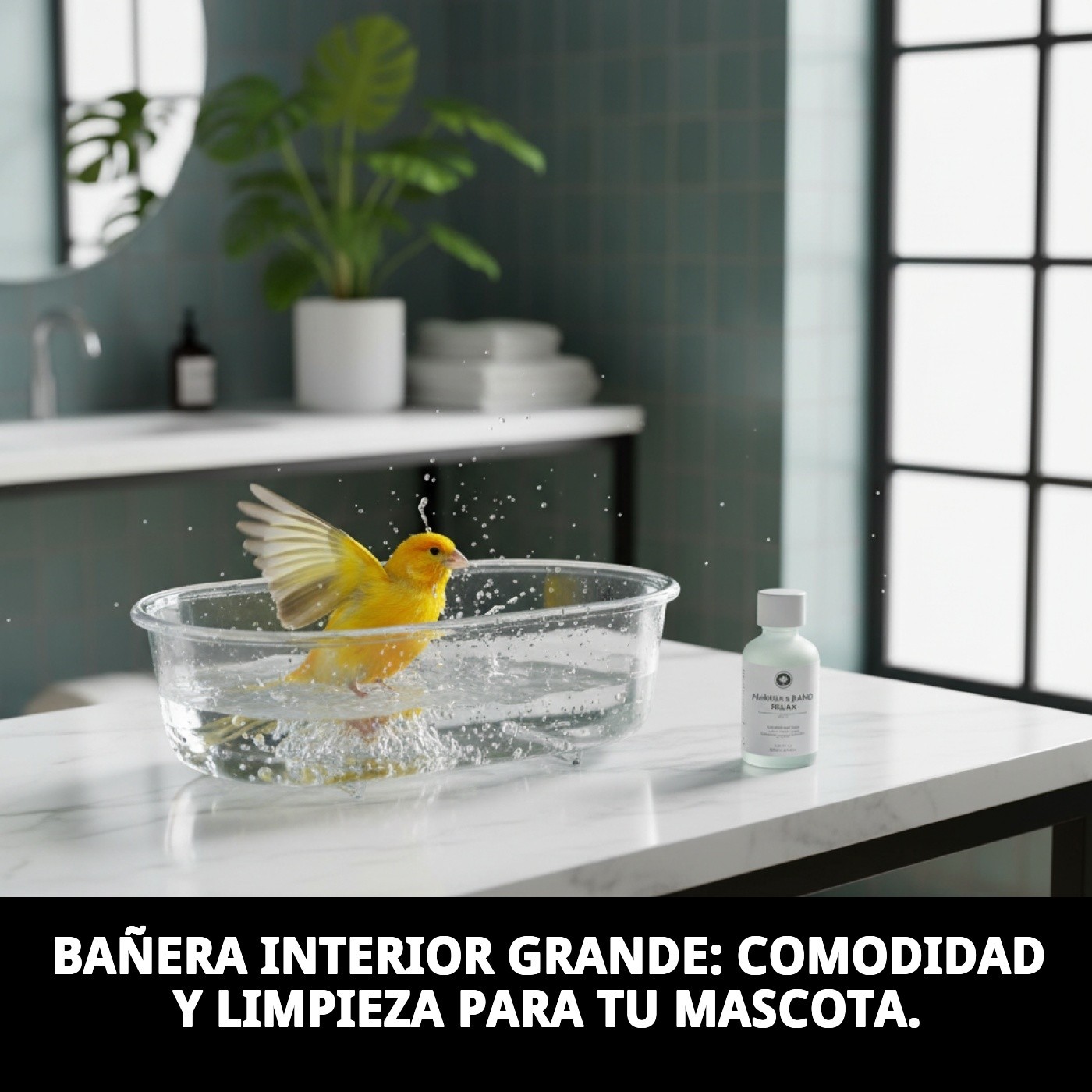 Geräumige Innenbadewanne für Tiere — Foto 5