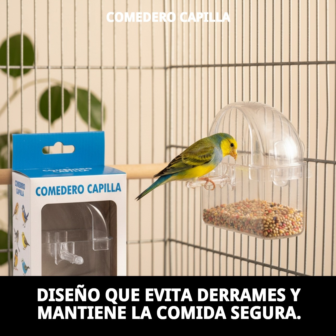Futterspender Modell Capilla für Vögel — Foto 7