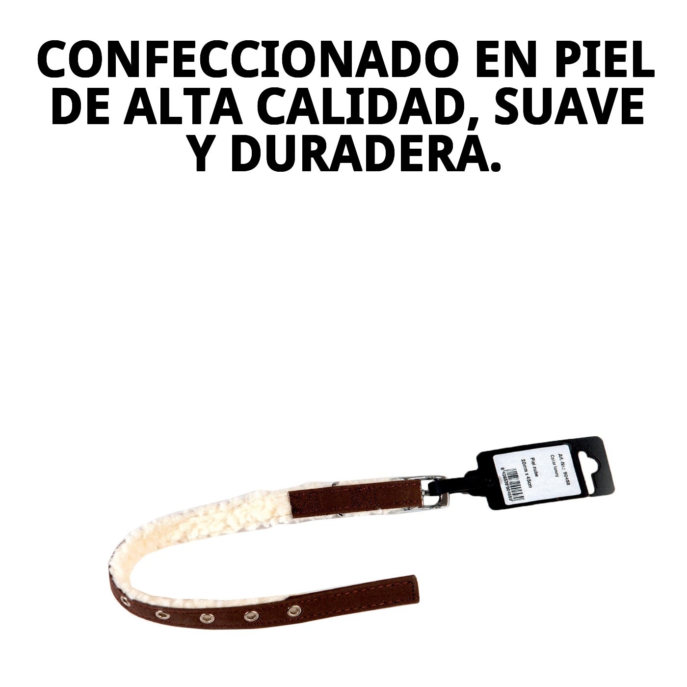 Luxus Lederhalsband Wolke 1,5x35cm — Foto 4
