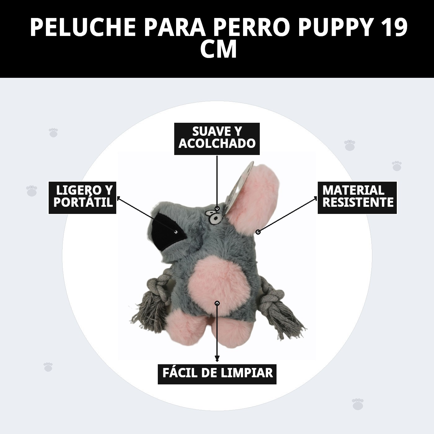 Kuscheltier für Hunde Puppy 19 cm — Foto 8