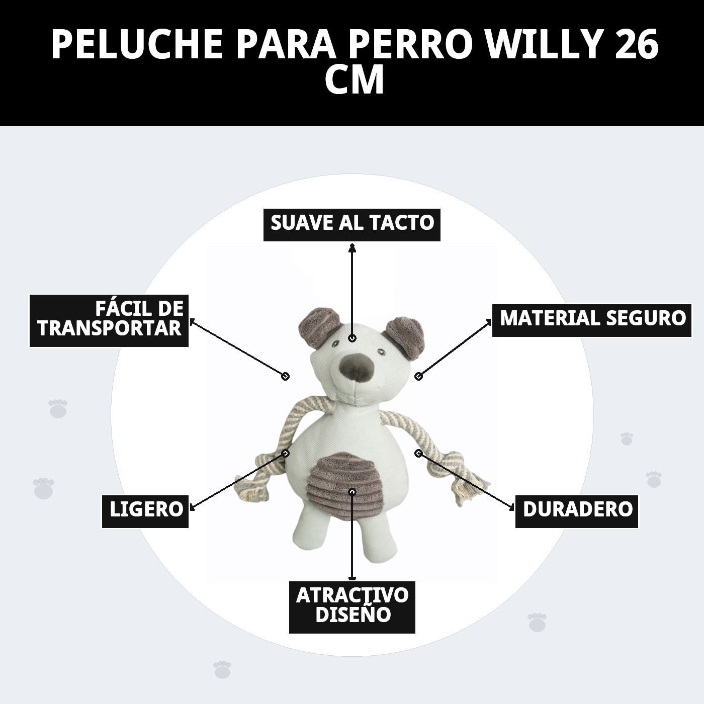 Plüschspielzeug Hund Willy 26 cm — Foto 7