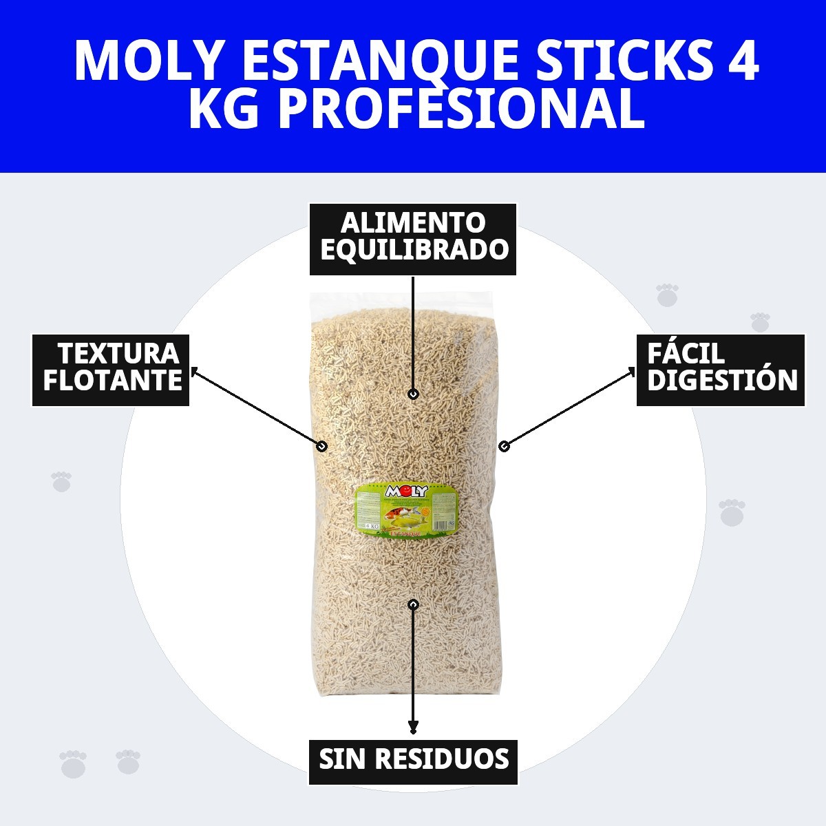 Moly Teichsticks für Teichfische 5 kg — Foto 8