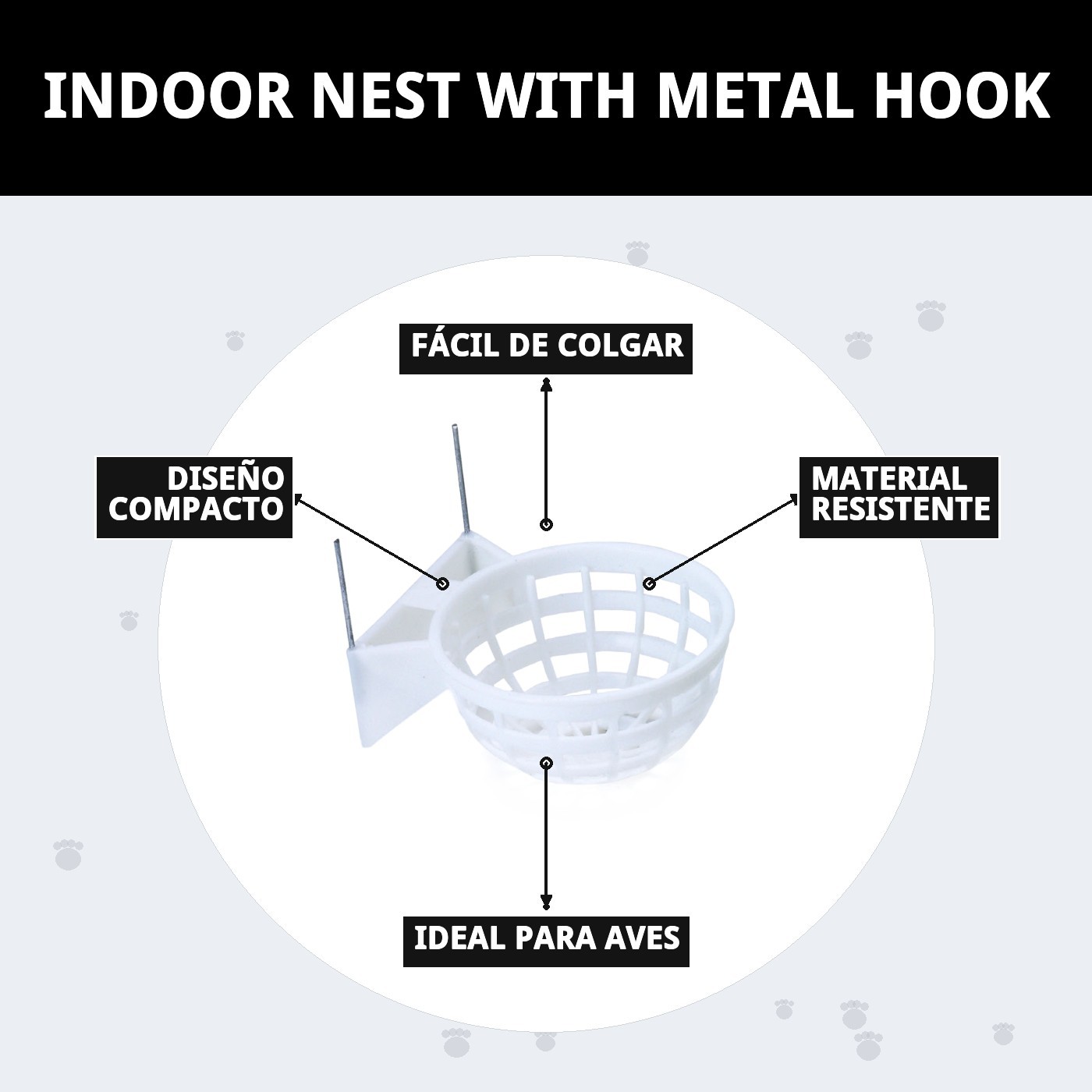 Innen-Nest mit Metallhaken — Foto 9