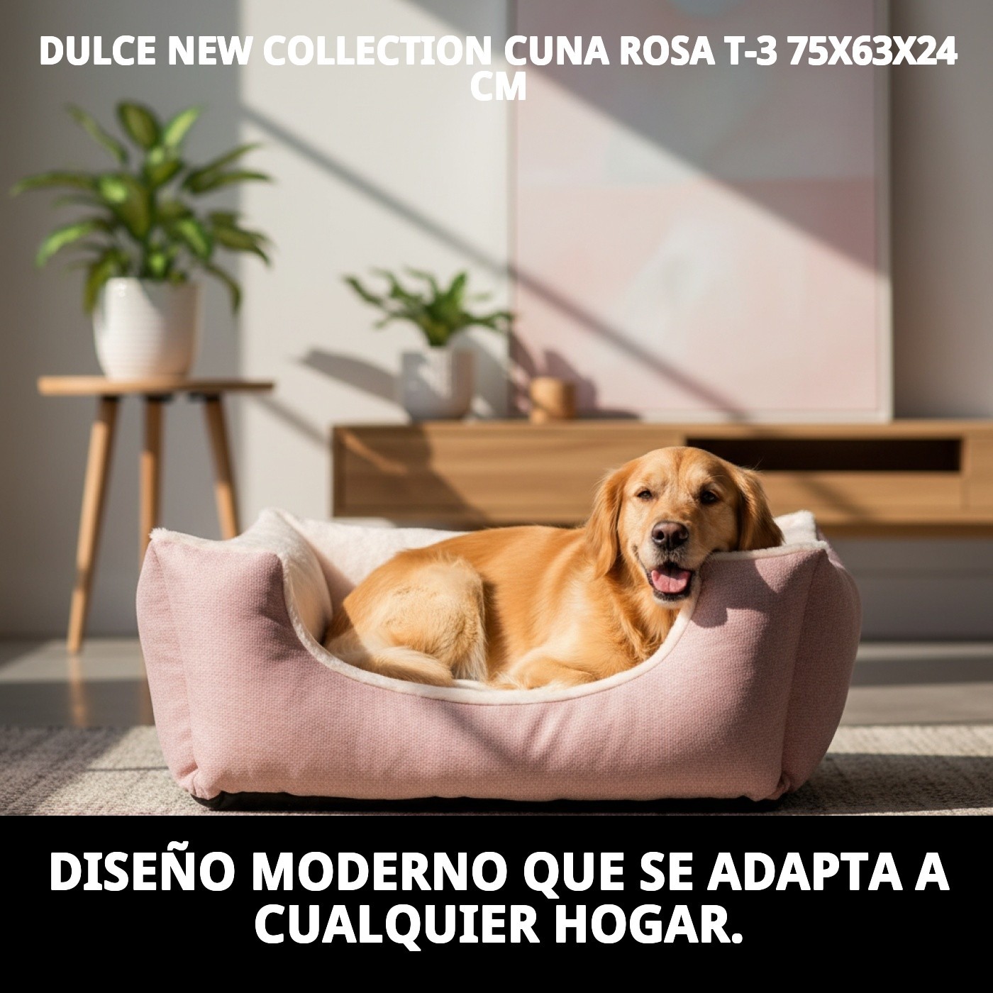 Kissen Doux Neue Kollektion Rosa T-3 75x63x24 cm für Tiere — Foto 6
