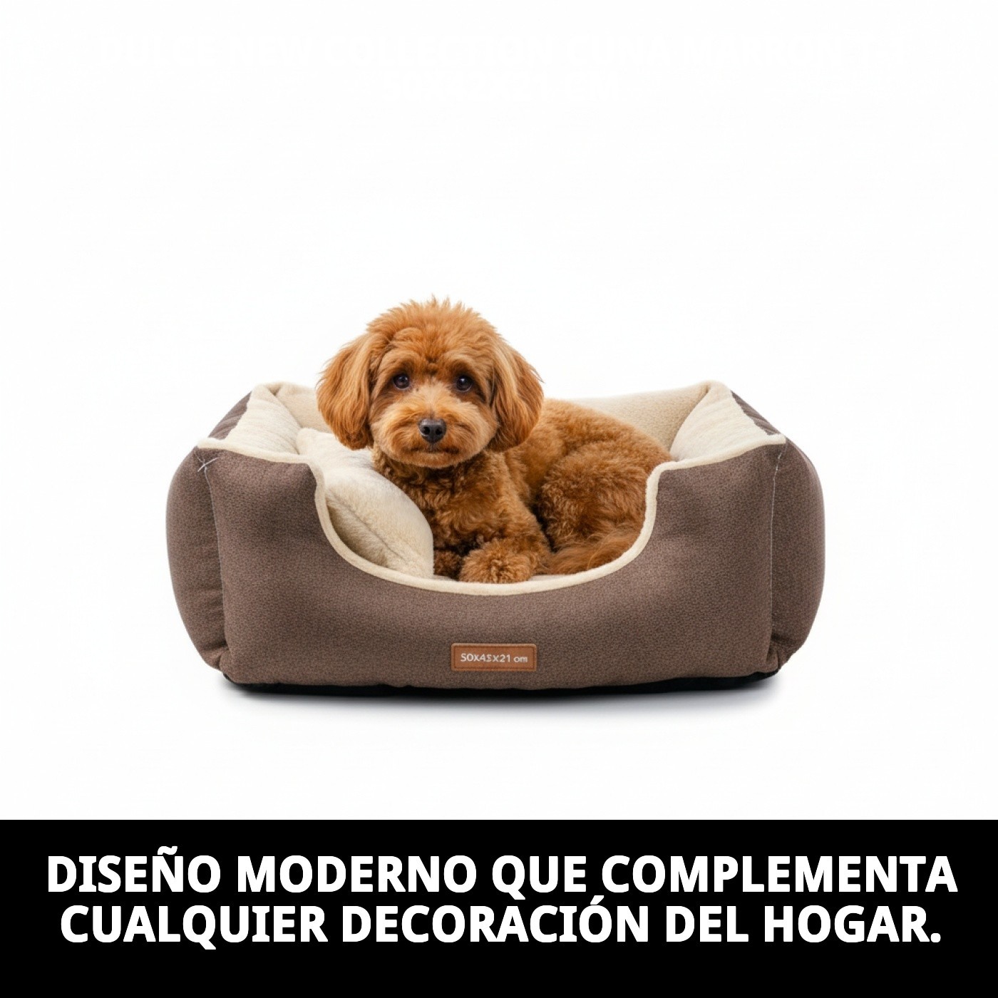Kissen Neue Kollektion Braun T-1 50x42x21 cm — Foto 6