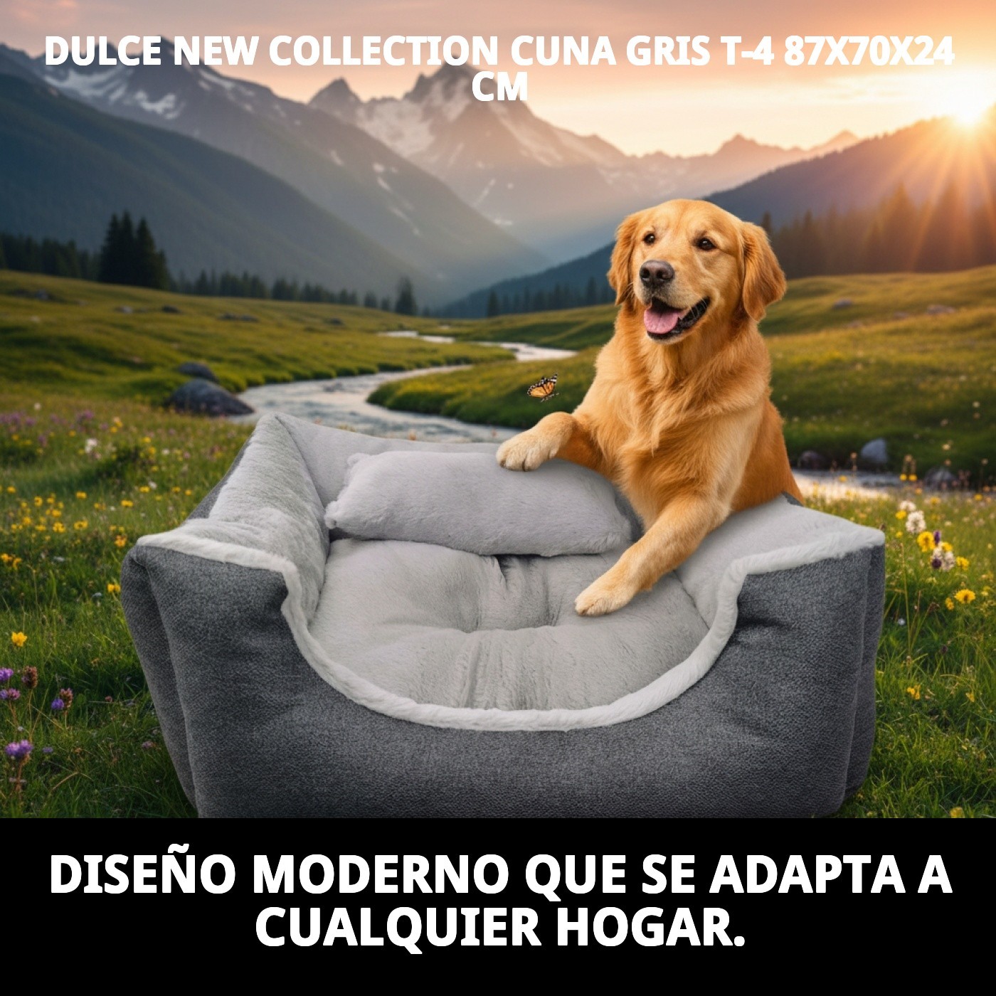 Kissen Douillet Grau T-4 87X70X24 CM — Foto 6