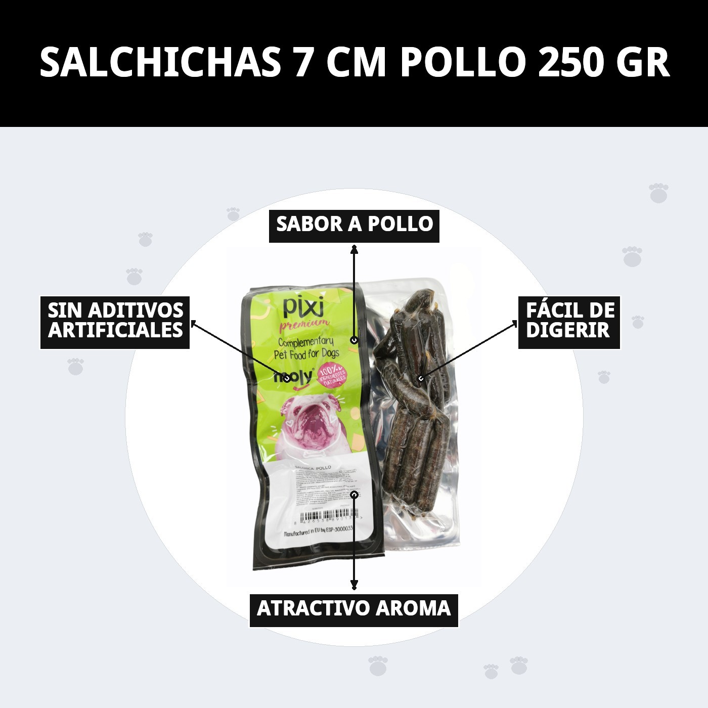 Hähnchenwürstchen 7 cm 250 g — Foto 8