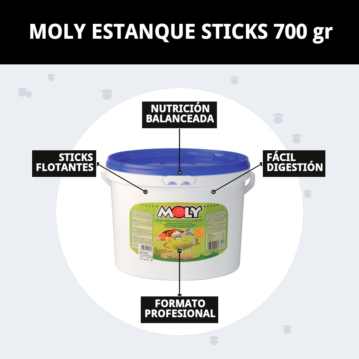 Moly Teichsticks für Teichfische 700 g — Foto 7