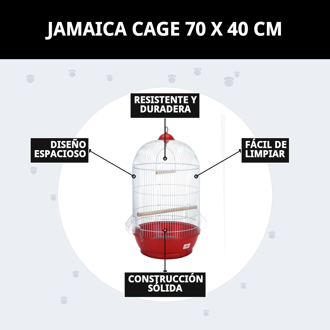 Käfig Jamaica 70 x 40 cm — Foto 8