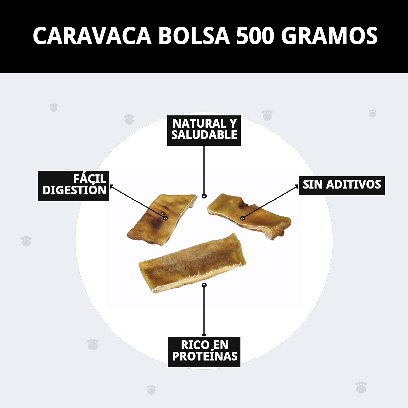 Caravaca-Streifen aus Rinderhaut 500 g — Foto 8