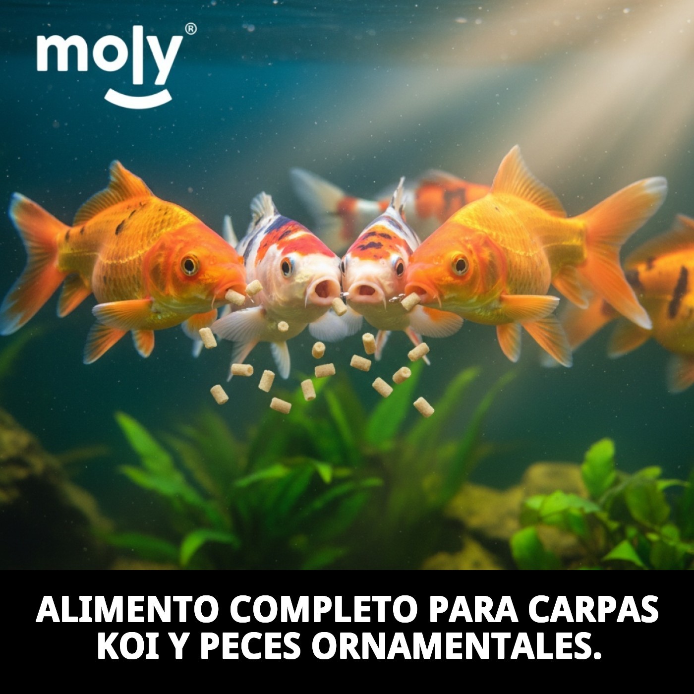 Moly Teichsticks für Teichfische 125 g / 1180 ml — Foto 3
