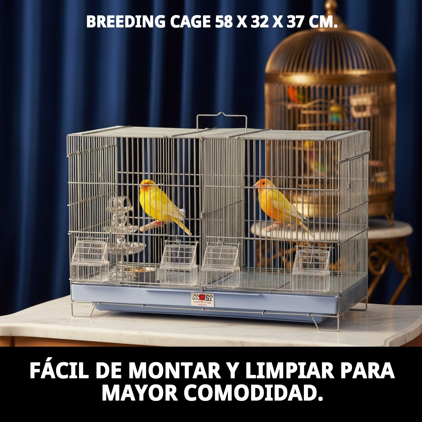 Zuchtvoliere 58 x 32 x 37 cm — Foto 13