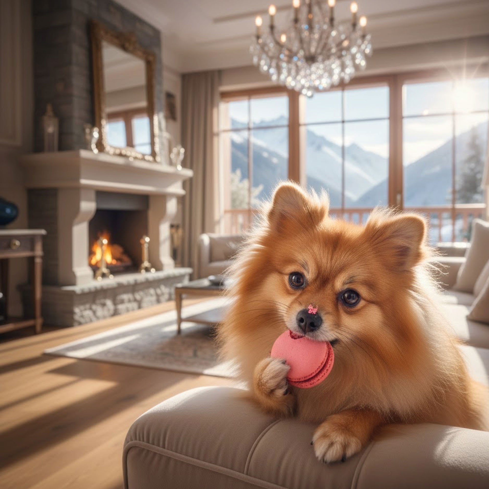 Dose mit 15 Makronen für Hunde Moly — Foto 9