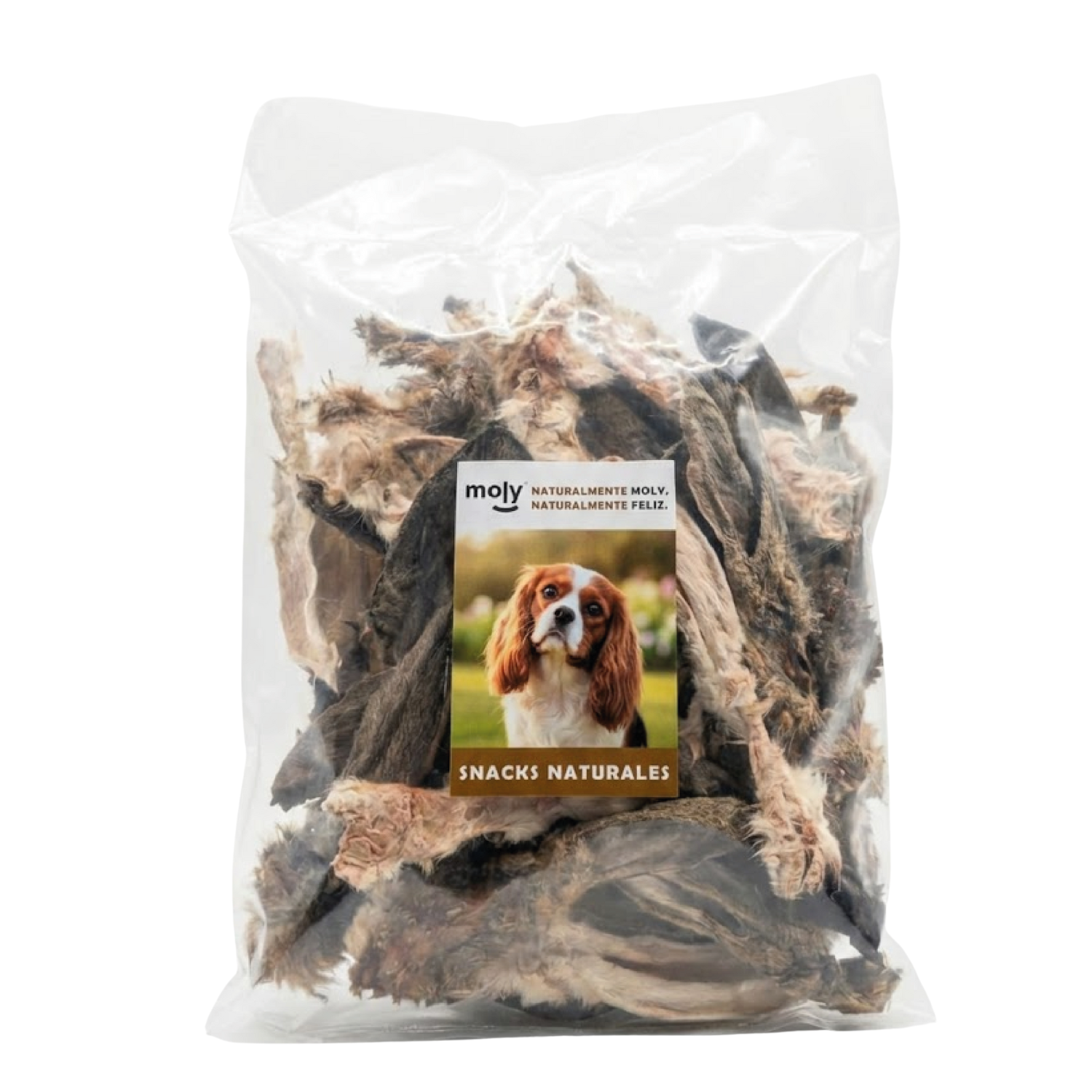 Hasenohren mit Haaren für Hunde 500 Gramm