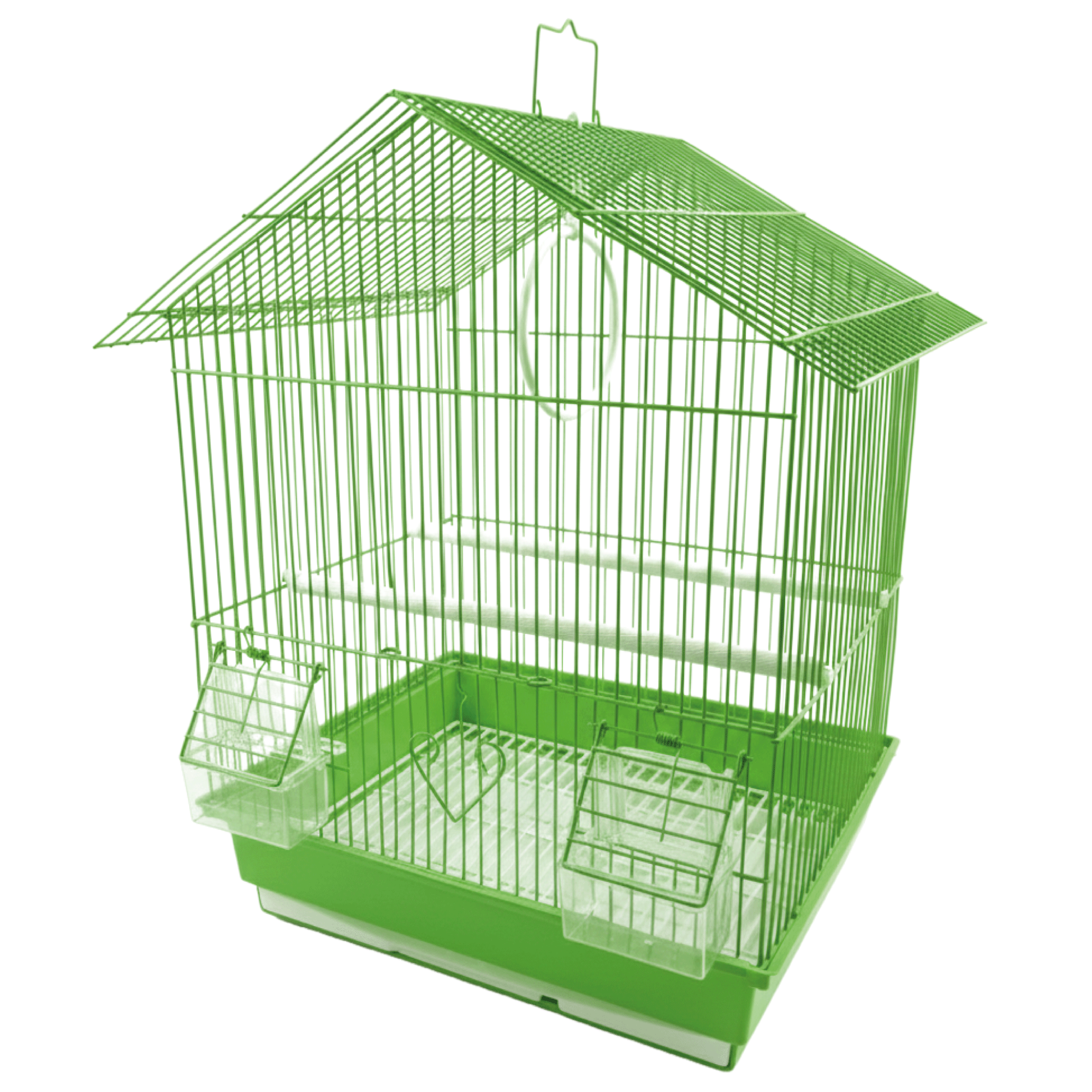 Käfig für kleine Vögel N.7 35x28x46 cm mit Zubehör und herausnehmbarem Boden
