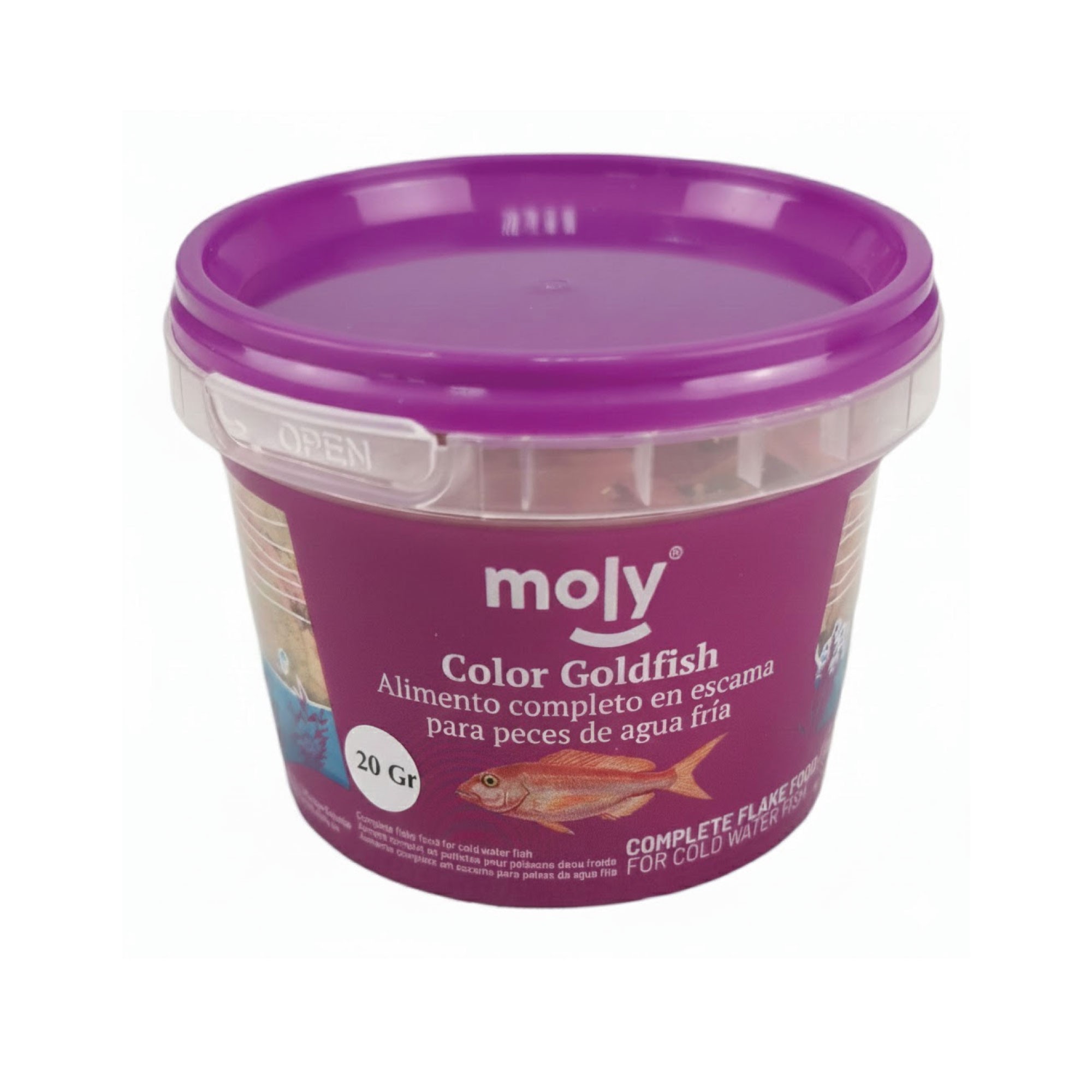 Moly Aliments in Flakes für Goldfische - 20 g 120 ML