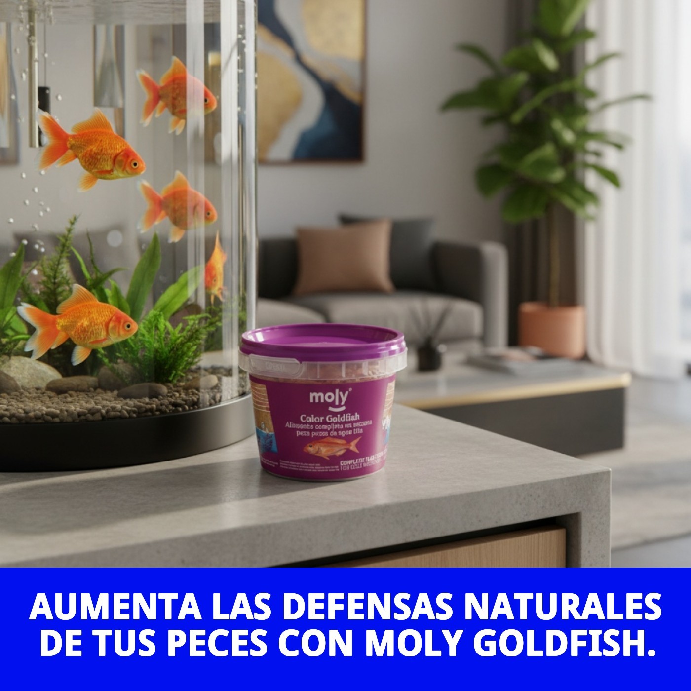 Moly Aliments in Flakes für Goldfische - 20 g 120 ML — Foto 2
