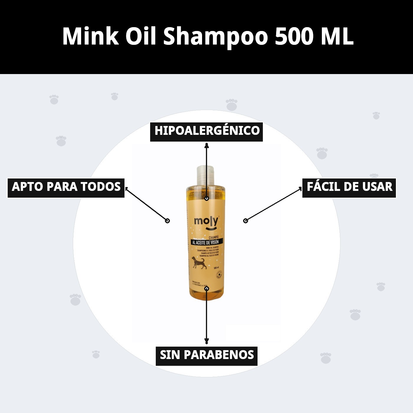 Shampoo mit Nerzöl 500 ml — Foto 8