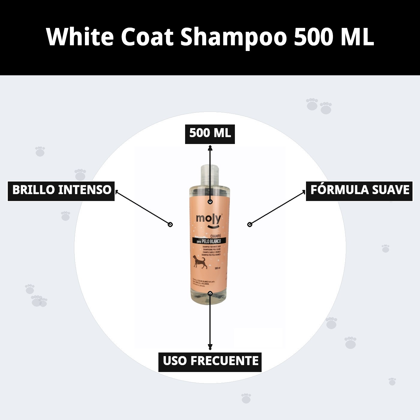 Shampoo für weißes Fell 500 ml — Foto 9