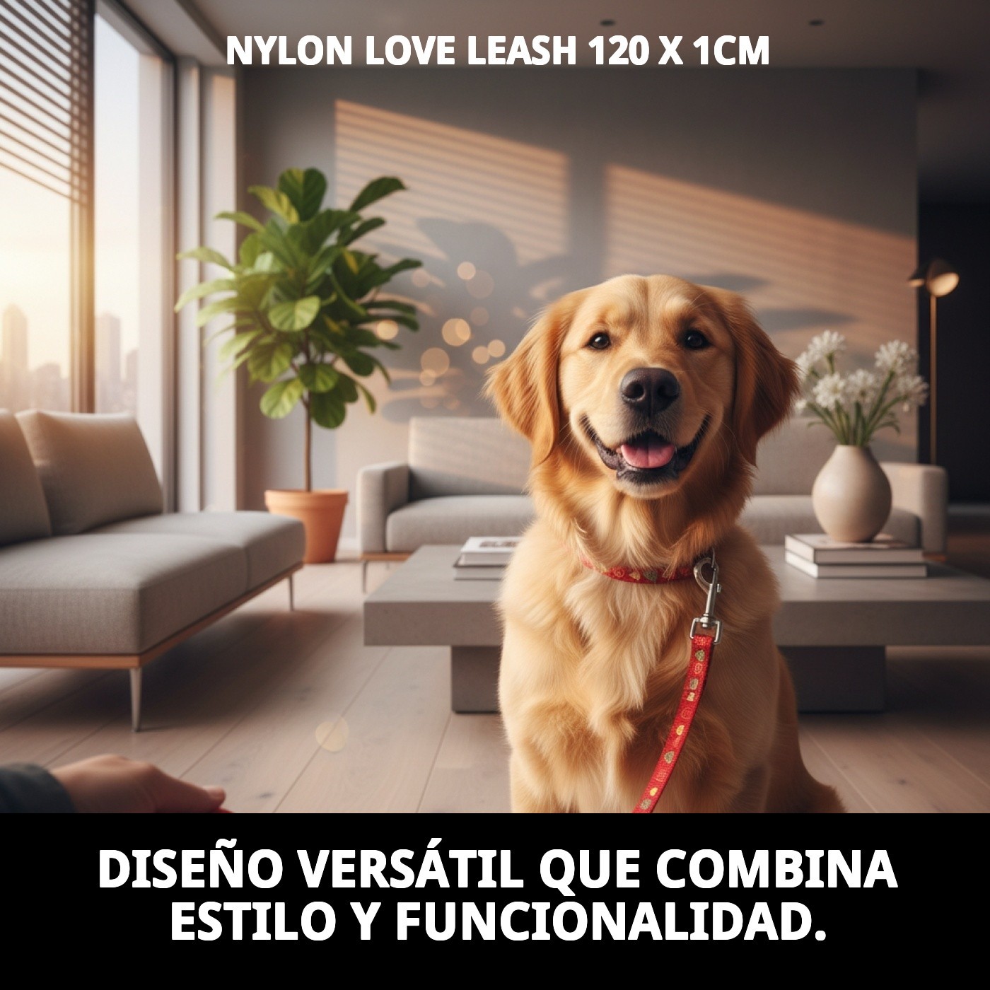 Nylon-Leine Love 120 x 1 cm — Foto 8