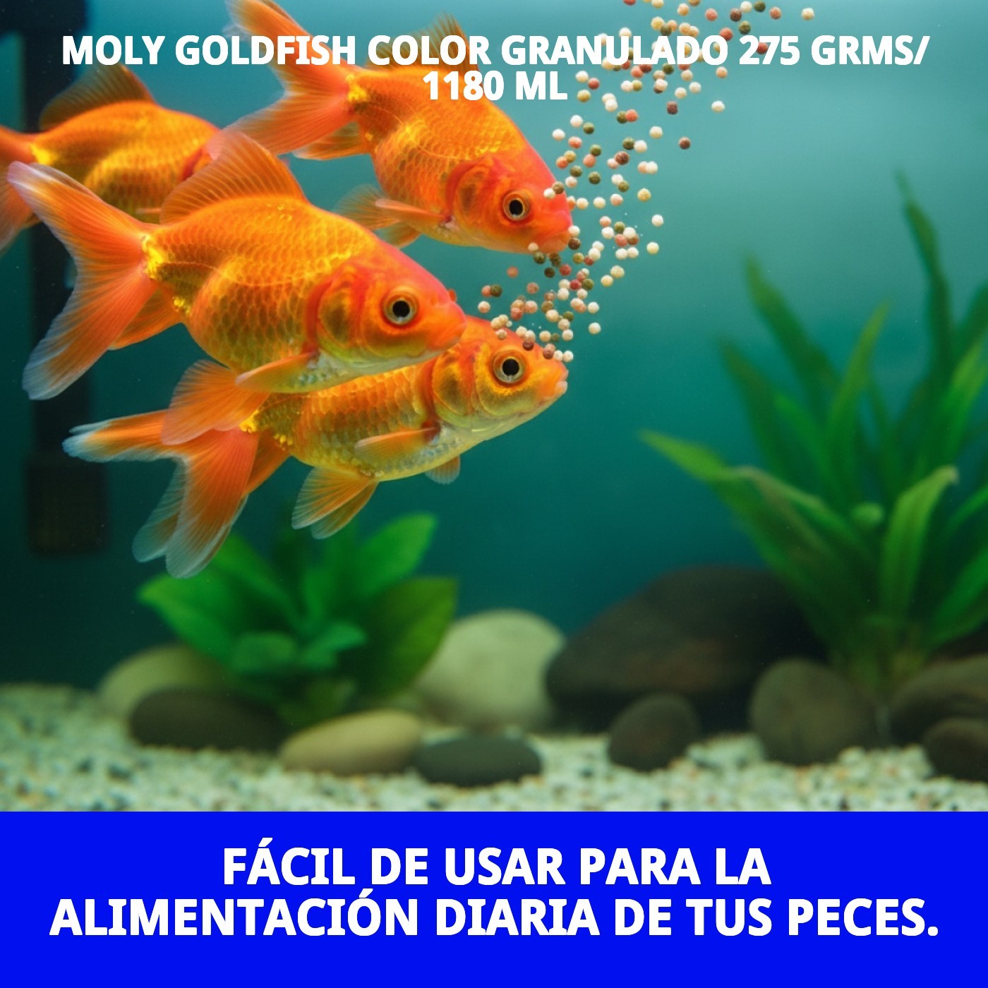 Moly Granulat Color für Goldfische - 275g/1180 ml — Foto 5