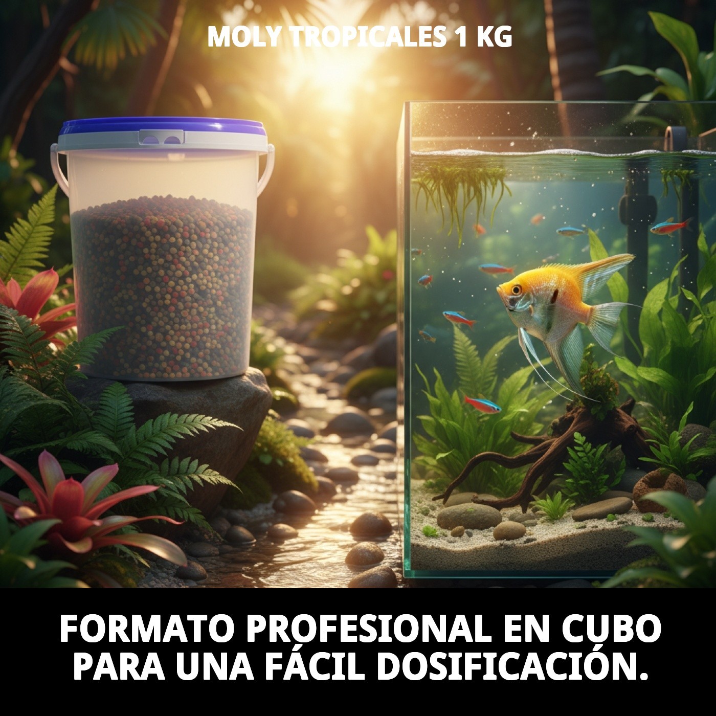 Aliment complet Moly für tropische Fische – 1 000 g — Foto 5