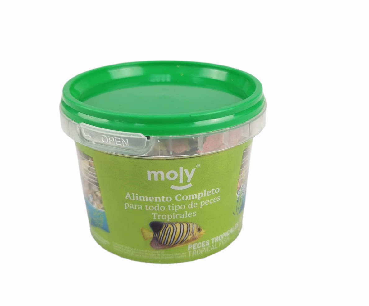 Aliment complet en flocons Moly für tropische Fische - 20 g/120 ml — Foto 2