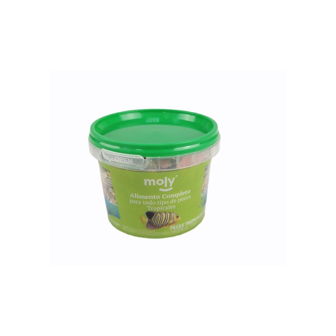 Aliment complet en flocons Moly für tropische Fische - 20 g/120 ml