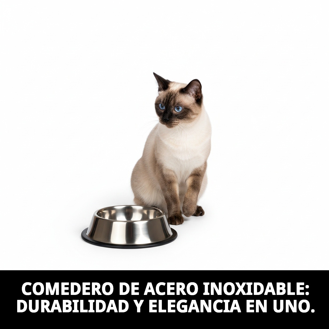 Edelstahl Napf für Katzen 12cm 0,22L — Foto 6
