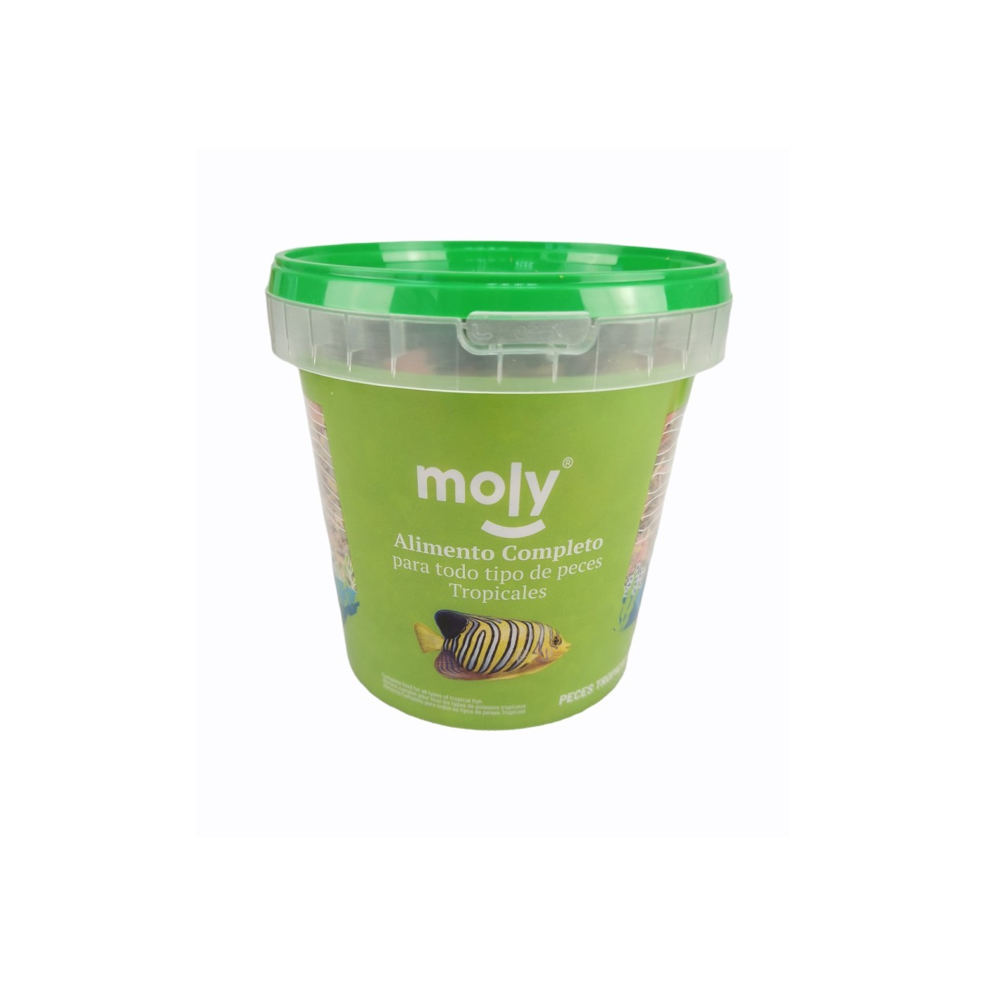 Aliment complet en flocons Moly für tropische Fische 200 g/ 1180ML